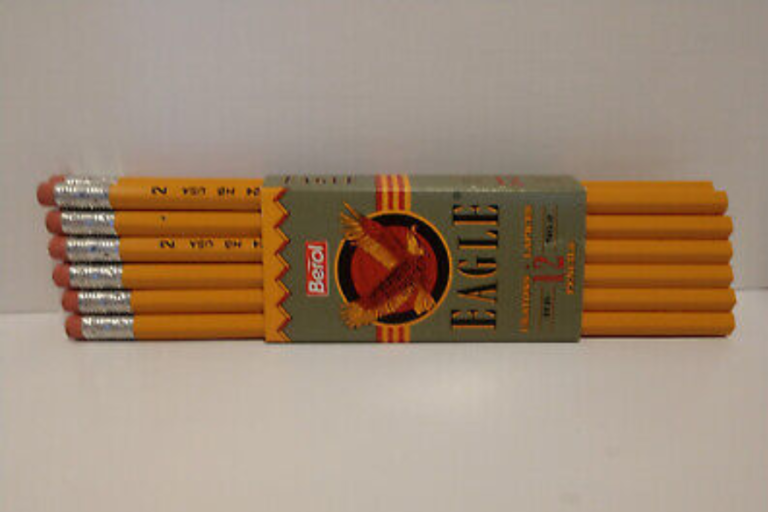 extruded wood pencil berol eagle